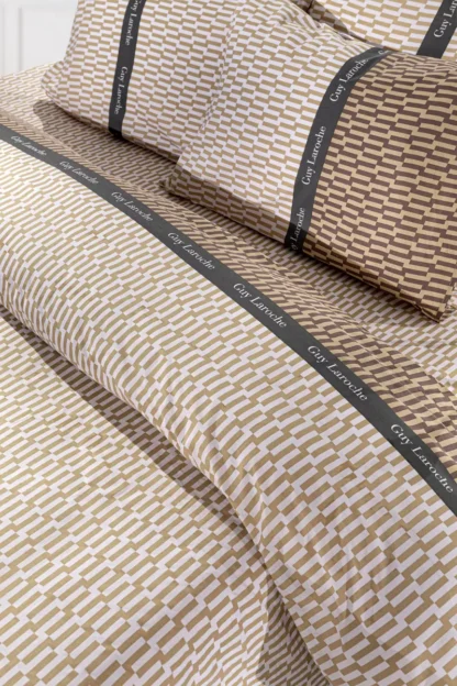 Σετ 4τμχ. Σεντόνια Status Beige Με Λάστιχο 170x200+32 - Guy Laroche - Image 3