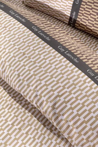 Σετ 4τμχ. Σεντόνια Status Beige Με Λάστιχο 170x200+32 - Guy Laroche - Image 4