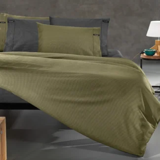 Σεντόνι Minimal Khaki Με Λάστιχο 120x200+35 - Guy Laroche