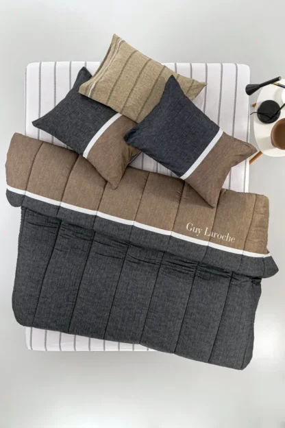 Πάπλωμα Beverly Carbon 220x240 Suede - Guy Laroche