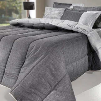 Πάπλωμα Safari Anthracite 220x240 Suede - Guy Laroche