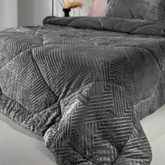 Πάπλωμα York Anthracite 260x240 - Guy Laroche