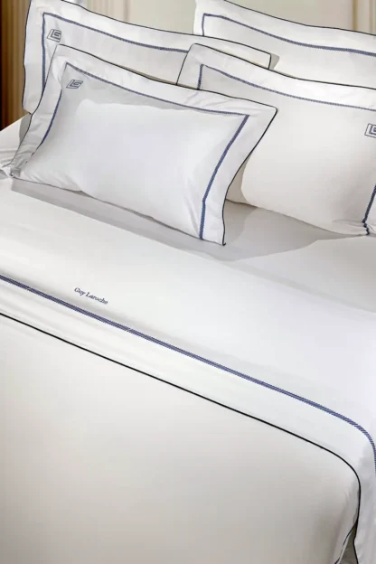 Σετ 3τμχ Παπλωματοθήκη Elite White/Marine 250x240 - Guy Laroche - Image 4