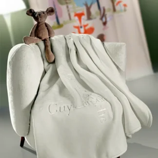 Κουβέρτα Logo Ivory 110x140 - Guy Laroche