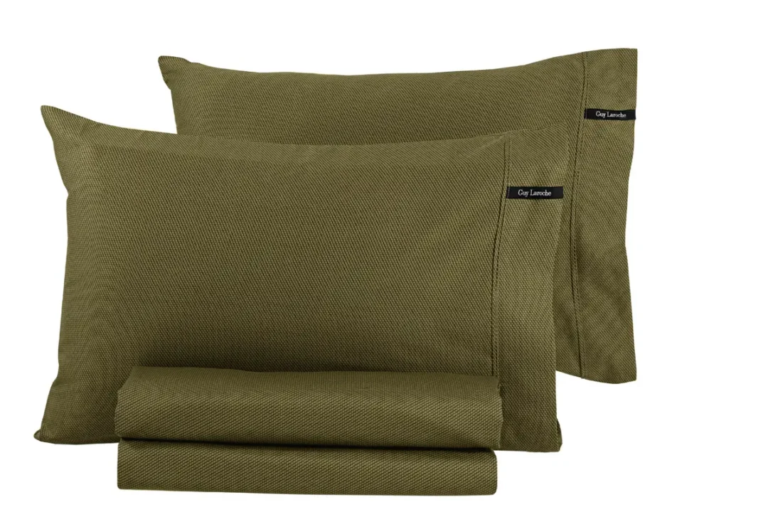 Zεύγος μαξιλαροθήκες Guy Laroche Minimal Khaki