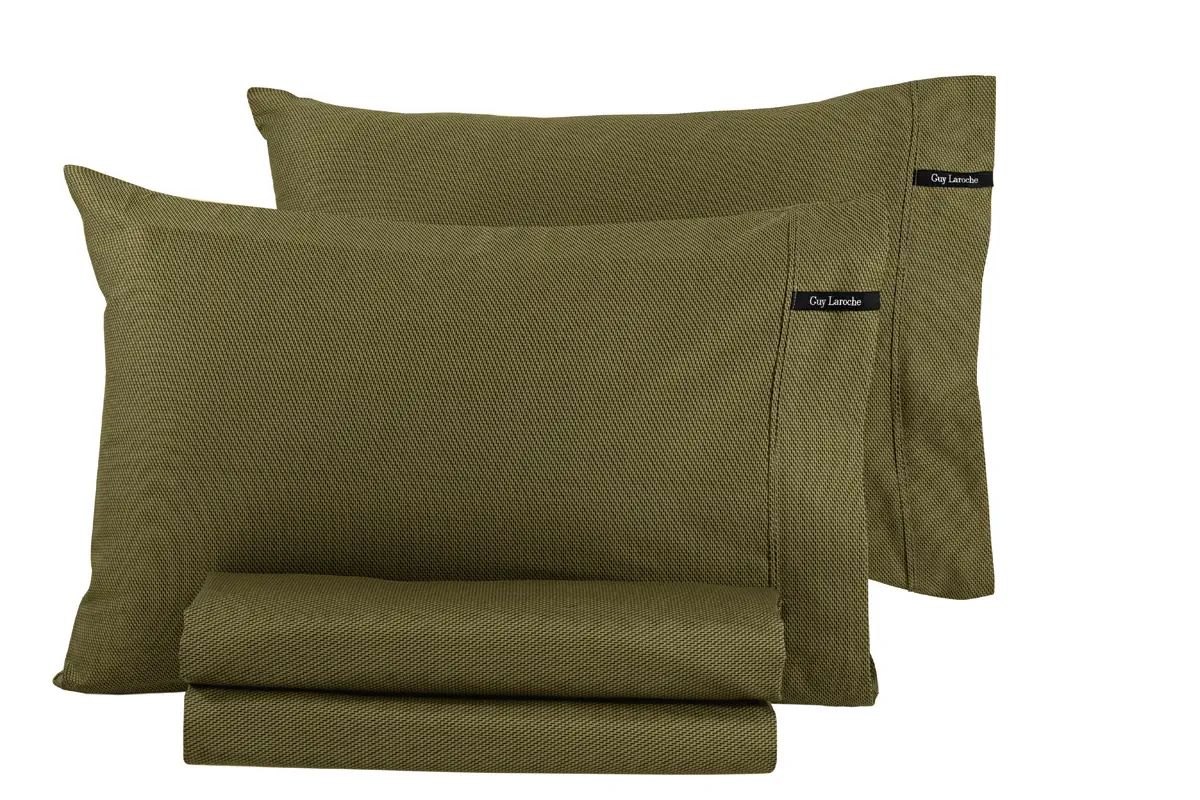 Zεύγος μαξιλαροθήκες Guy Laroche Minimal Khaki