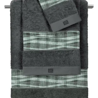 Σετ 3τμχ. Πετσέτες Active Mint-Anthracite - Guy Laroche