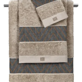 Σετ 3τμχ. Πετσέτες Canyon Anthracite-Natural - Guy Laroche