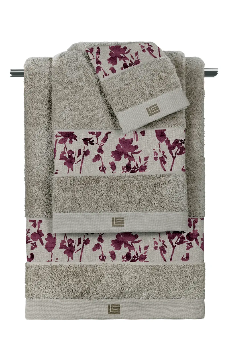 Σετ 3τμχ. Πετσέτες Romance Melanze-Silver - Guy Laroche