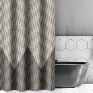 Κουρτίνα Μπάνιου Canyon Anthracite 240x185 - Guy Laroche