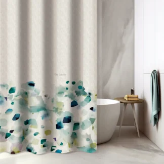 Κουρτίνα Μπάνιου Carmel Mint 240x185 - Guy Laroche
