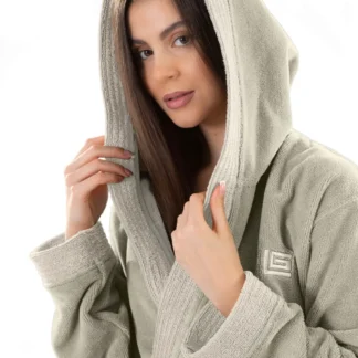 Μπουρνούζι Monogram Khaki X.Large - Guy Laroche