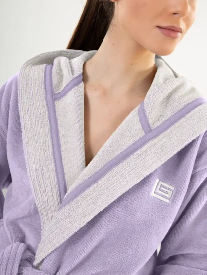 Μπουρνούζι Monogram Lavender Medium - Guy Laroche - Image 2