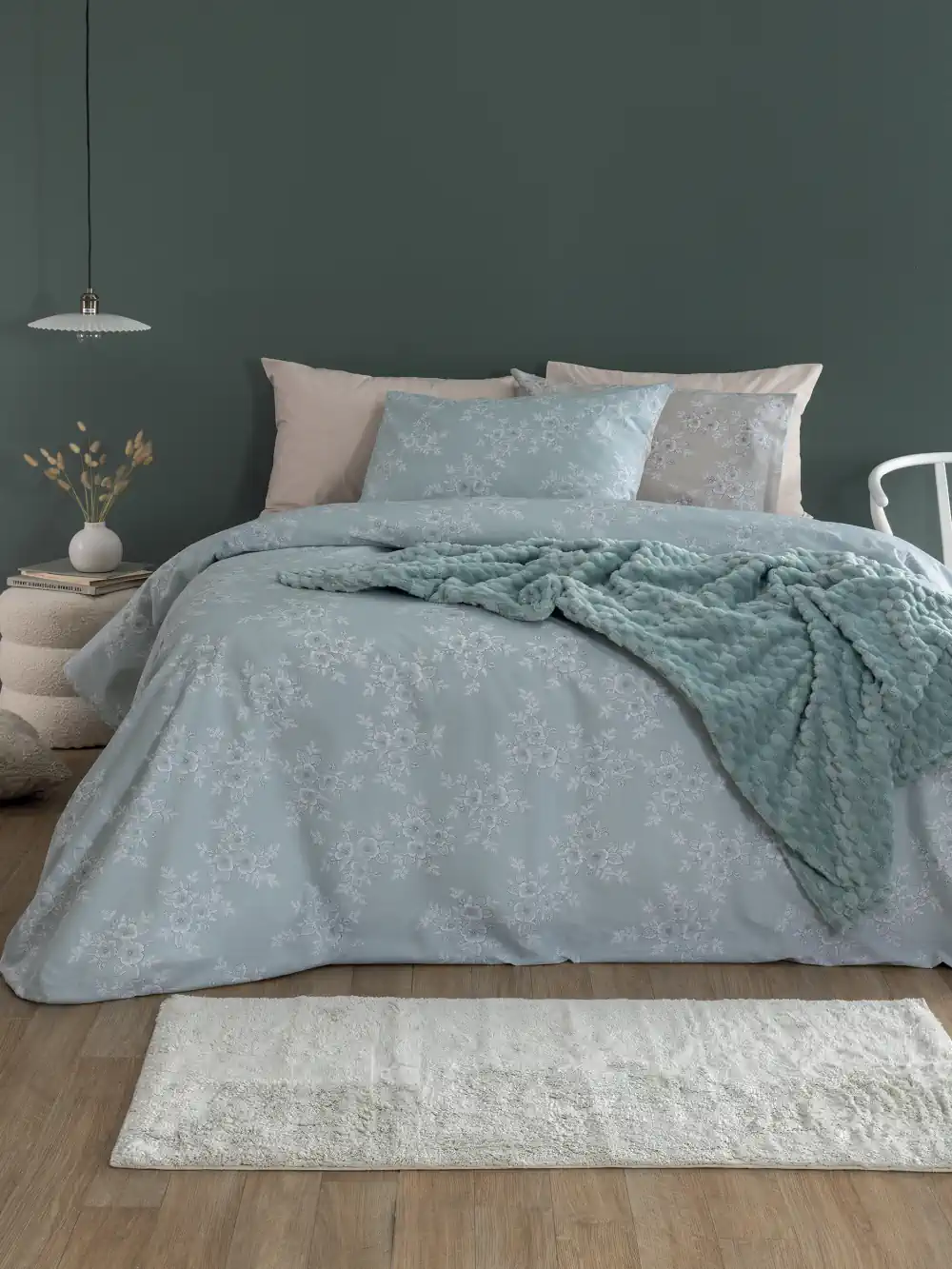 Σεντόνια Υπέρδιπλου Κρεβατιού Fashion Life FL6280 από ύφασμα 100% cotton 144 κλωστών ανά τ. ίντσα.  Σετ τεσσάρων τεμαχίων, 240x260  εκατοστά Palamaiki