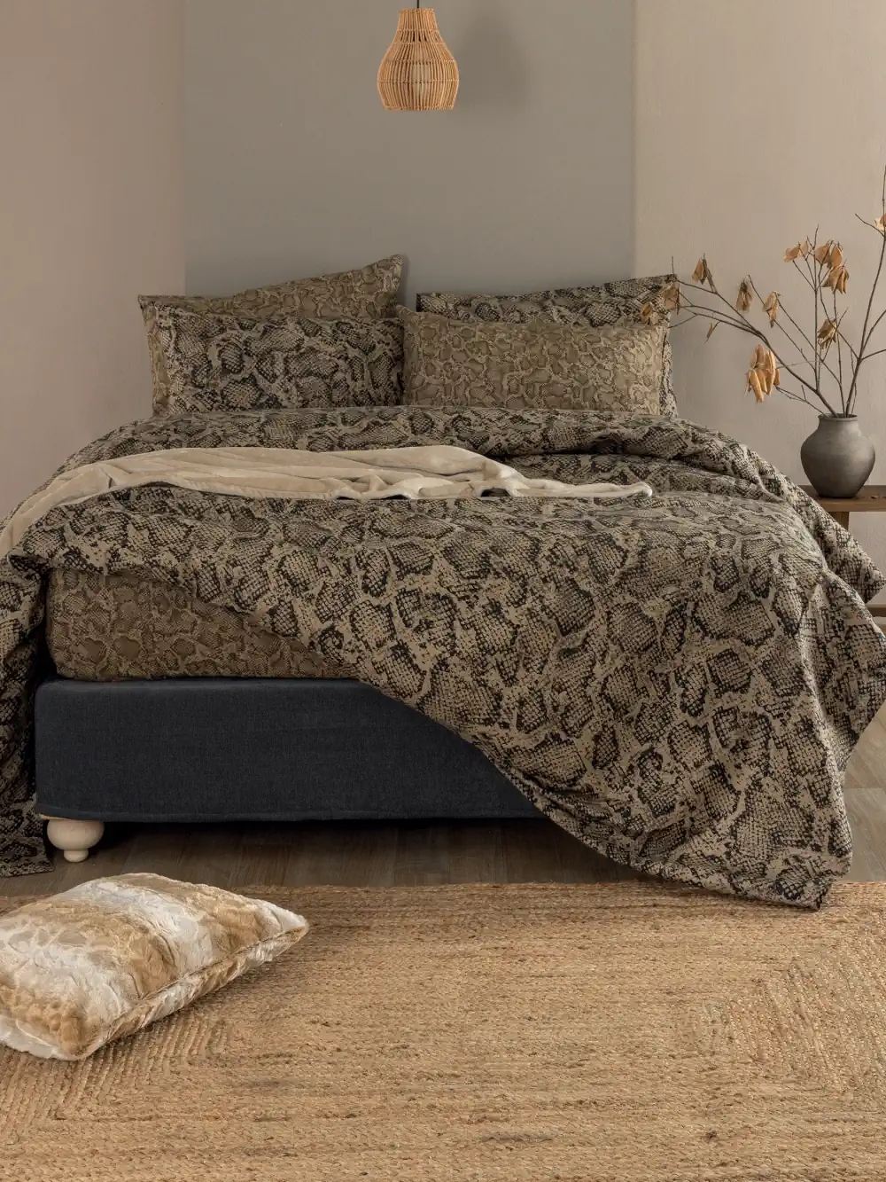 Σετ Μονά Σεντόνια Flannel Beauty 170x265 FB0243 Με Λάστιχο - Image 2