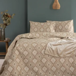 Σετ Παπλωματοθήκη Μονή Flannel Beauty 170x250 FB0238