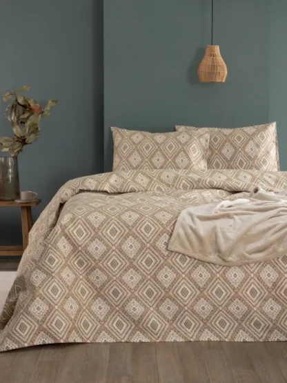 Σετ Παπλωματοθήκη Μονή Flannel Beauty 170x250 FB0238