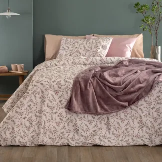 Σετ Παπλωματοθήκη Υπέρδιπλη Flannel Beauty 240x250 FB0234