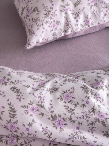 Σετ Παπλωματοθήκη Υπέρδιπλη Flannel Beauty 240x250 FB0235 - Image 3