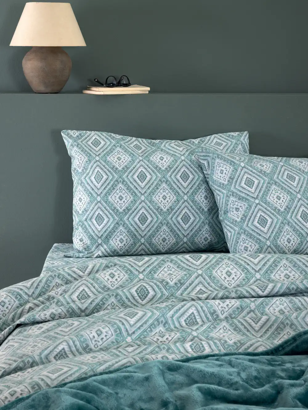 Σετ Παπλωματοθήκη Υπέρδιπλη Flannel Beauty 240x250 FB0239 - Image 3