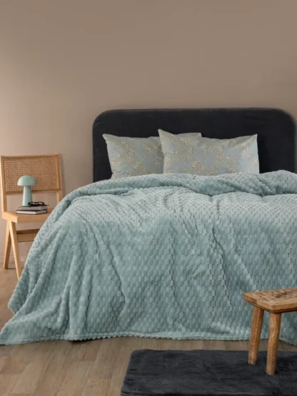 Κουβέρτα Fleece 160x220 ASTER JADE - Image 3