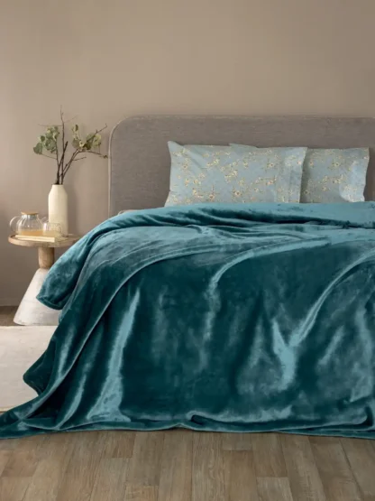 Κουβέρτα Fleece 220x240 LUCY PETROL