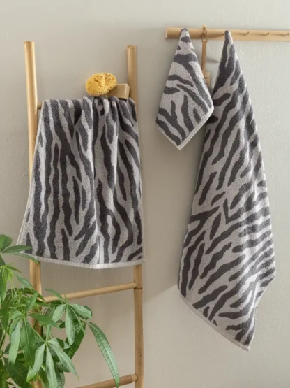 Πετσέτα Προσώπου Towels Collection 50x90 ZEB GREY