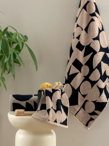Πετσέτα Προσώπου Towels Collection 50x90 TUV BLACK