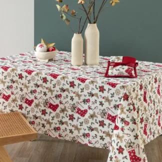 Runner Christmas Collection 45x140 CC102 από ύφασμα 100% βαμβάκι. Palamaiki