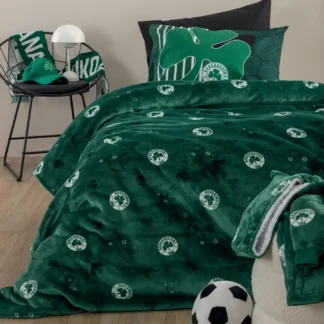 Κουβέρτα ημίδιπλη Palamaiki PANATHINAIKOS BL