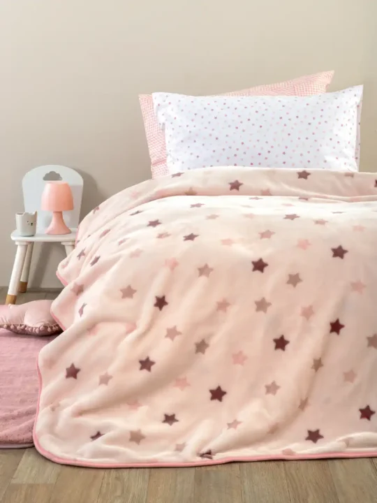Κουβέρτα Κούνιας Baby Blankets BV-728 από ύφασμα 100% super soft velour 650 γραμμαρίων ανά m²