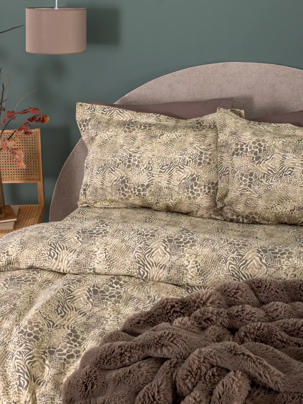 Σετ Παπλωματοθήκη Υπέρδιπλη Pale 230x250 PAL706 - Image 2