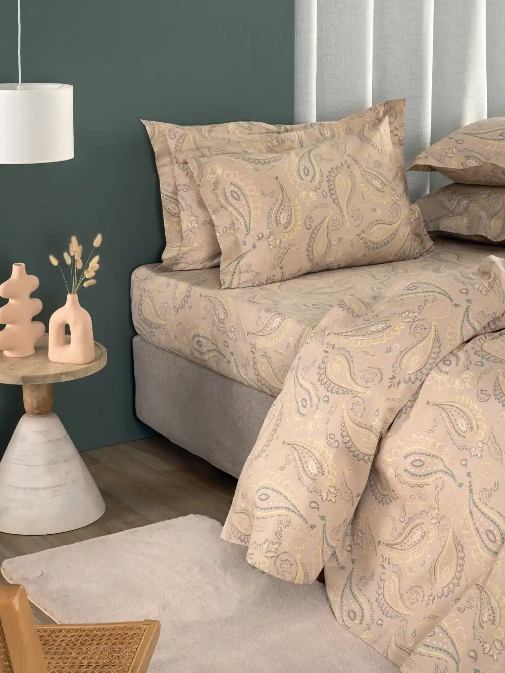 Σετ Παπλωματοθήκη Υπέρδιπλη Pale 230x250 PAL707 - Image 2