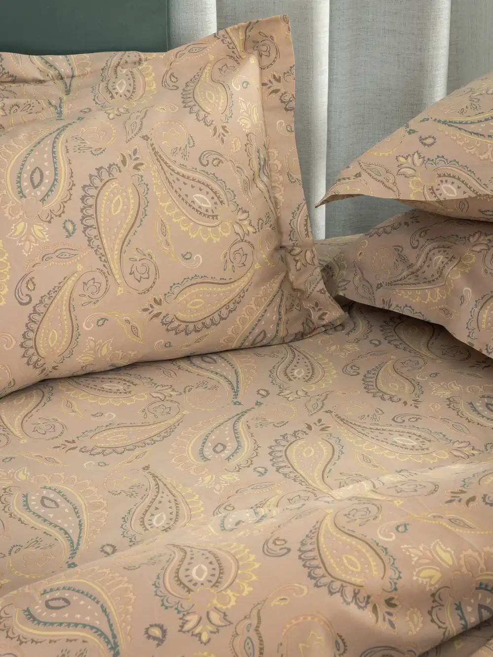 Σετ Παπλωματοθήκη Υπέρδιπλη Pale 230x250 PAL707 - Image 3