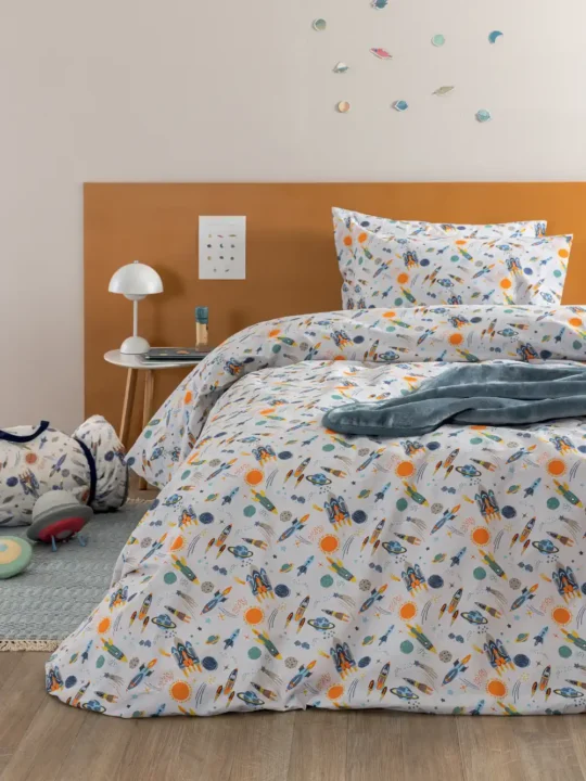 Παιδικά σεντόνια με σχέδιο, κατασκευασμένα από 100% βαμβάκι, σετ 3 τχμ Palamaiki MK770