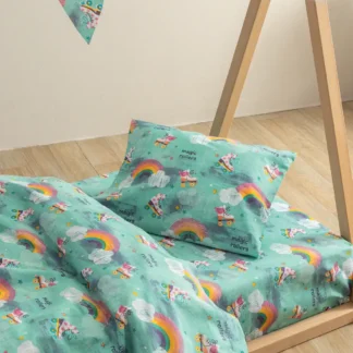 Σετ Μονά Σεντόνια My Kingdom 170x260 MK774 Με Λάστιχο