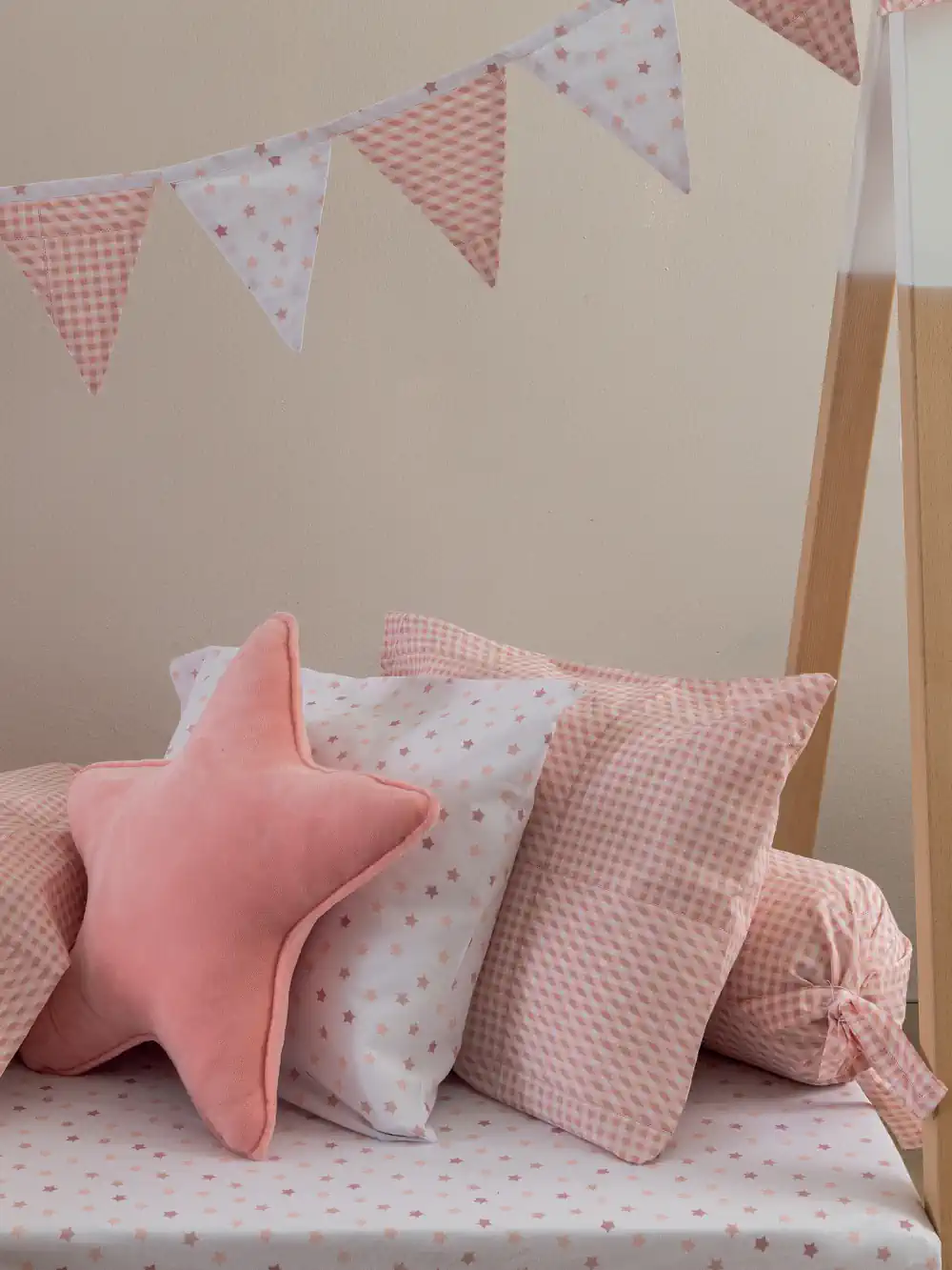 Σεντόνι Μονό 170x260 BB100 ROSE Χωρίς Λάστιχο - Image 3