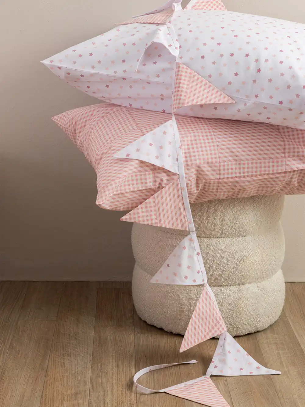 Ζεύγος Μαξιλαροθήκες 52x72 BB100 ROSE - Image 4