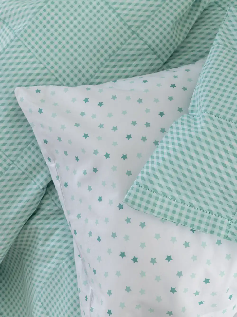 Ζεύγος Μαξιλαροθήκες 52x72 BB101 AQUA - Image 2