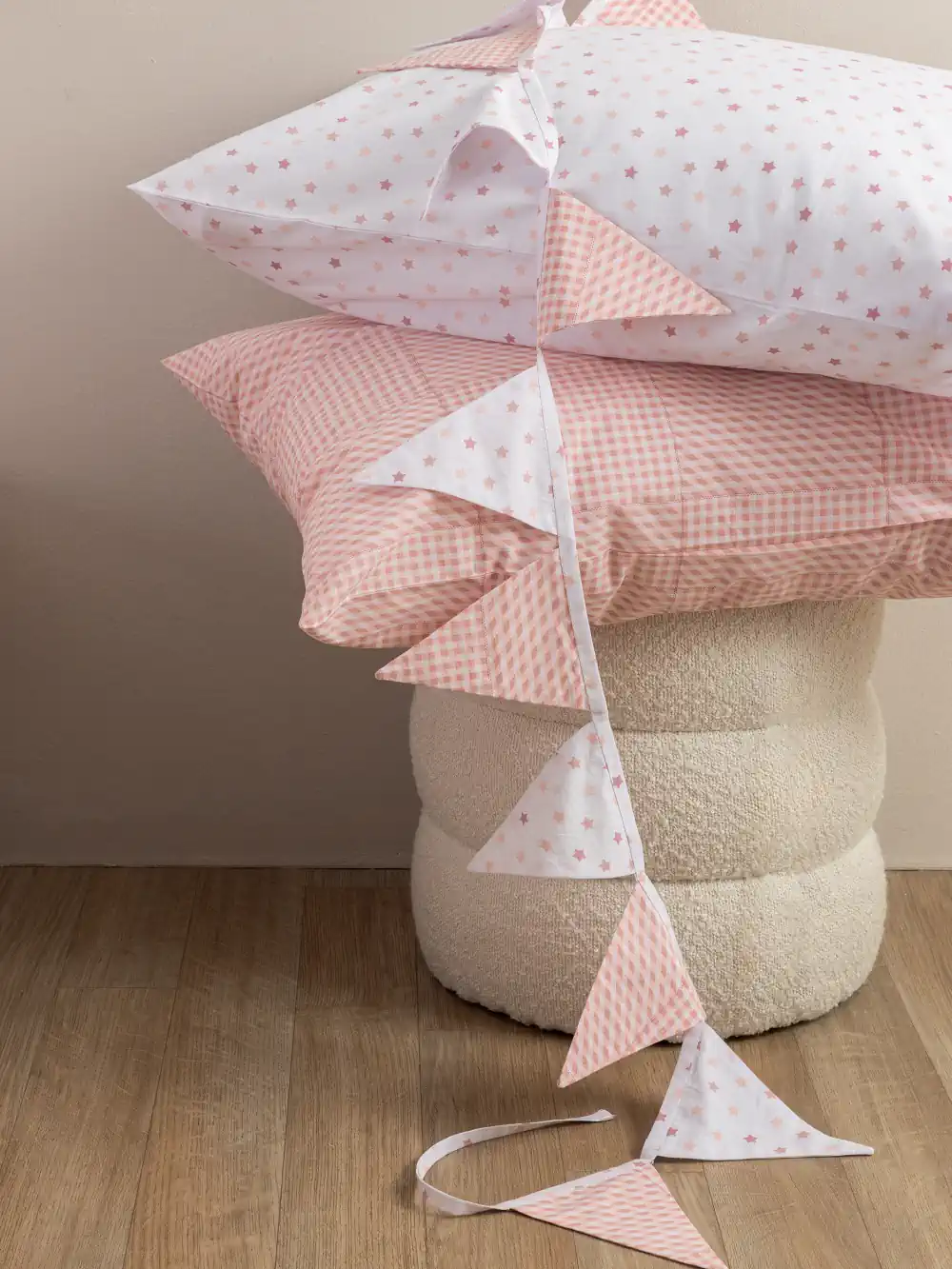 Διακοσμητικά σημαιάκια Bon Bon 240cm BB100-BB101 ROSE - Image 2