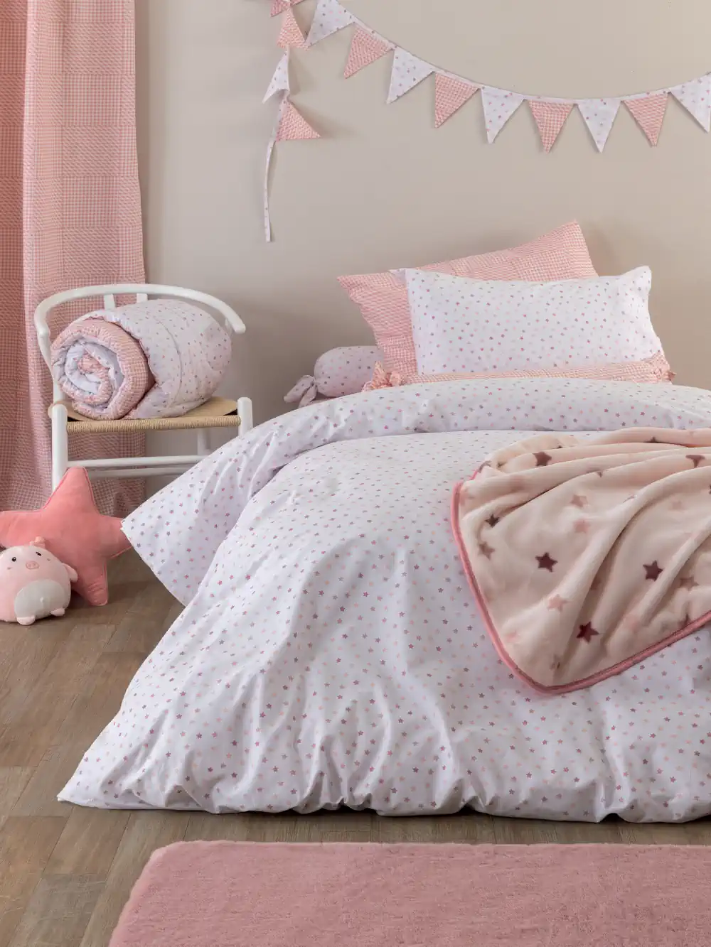 Διακοσμητικά σημαιάκια Bon Bon 240cm BB100-BB101 ROSE - Image 4