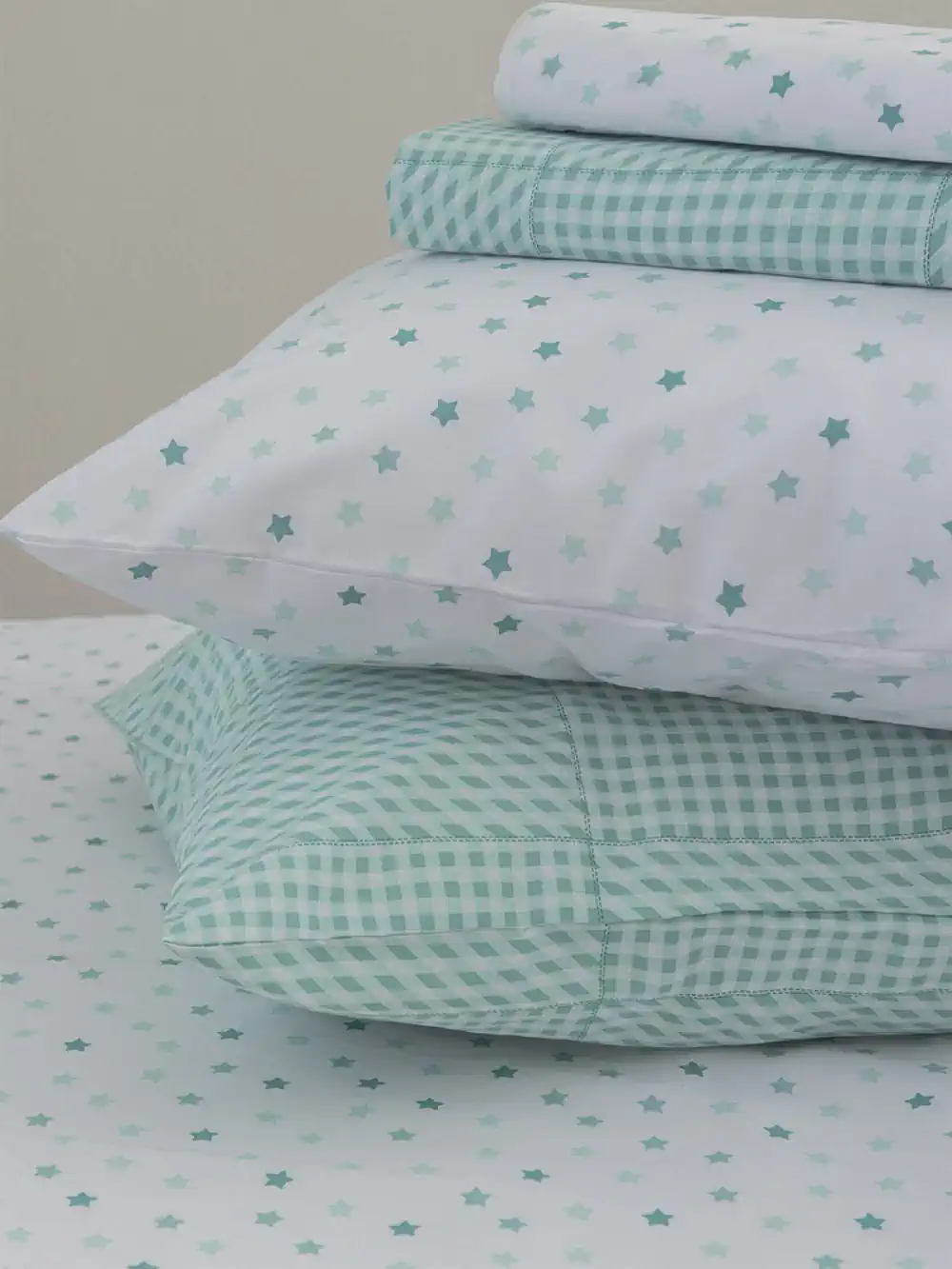 Σεντόνι Μονό 170x260 BB100 AQUA Χωρίς Λάστιχο - Image 2