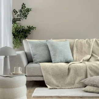 Ριχτάρι Τριθέσιου Καναπέ 170x300 Throws Collection KALI, με κρόσια από ύφασμα20% Βαμβάκι - 80% Polester chenille.