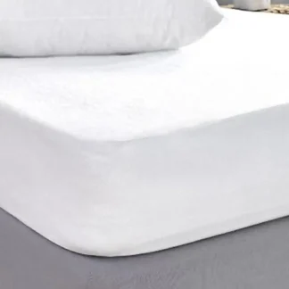 Κάλυμμα Ημίδιπλο White Comfort 110x200+35 TERRY WATERPROOF