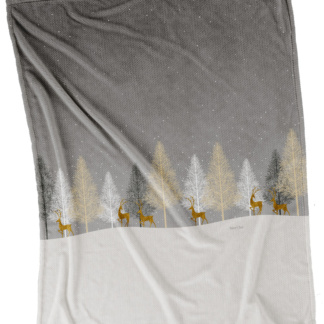 Χριστουγεννιάτικη Κουβέρτα Ultrasoft Saint Clair 5010 Natural