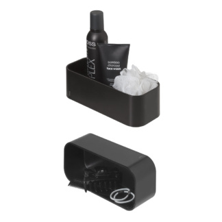 Tiger 2-Store Επιτοίχιο Ράφι 25 cm Black 1500010746