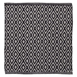 Trellis 60x60 black πατάκι μπάνιου Sealskin