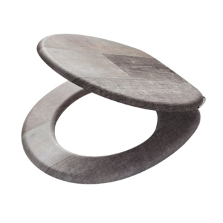 Tiger Old Wood Καπάκι Λεκάνης MDF Brown 800611