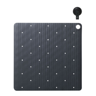 Ribb Αντιολισθητικό Πατάκι 55x55cm Anthracite with Black Hook Sealskin