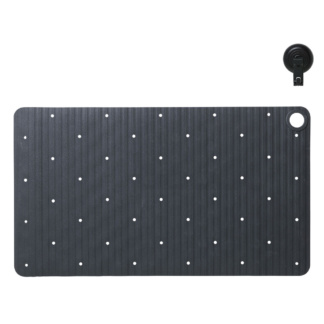 Ribb Αντιολισθητικό Πατάκι 40x70cm Anthracite with Black Hook Sealskin